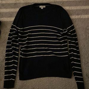 Blue striped sweater